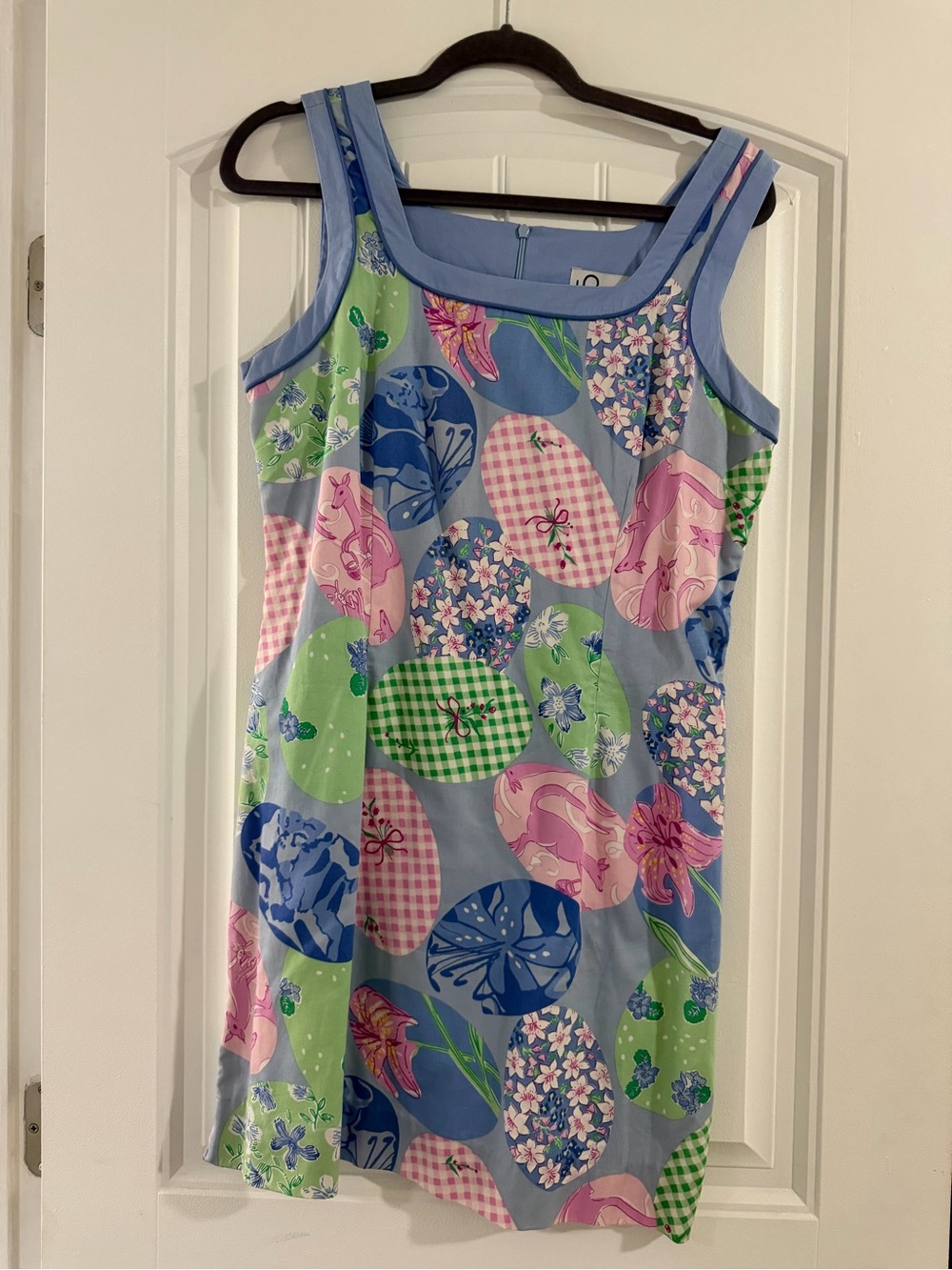 Lilly Pulitzer white label Extravaganza Easter egg print